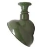 Vintage Green Steel Angled Shade Flush Mount Light -OGT Sale Store industrial commercial vintage green steel angled shade flush mount light m231257