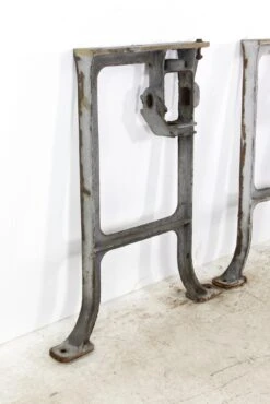 Pair Of Industrial Cast Iron Machine Table Legs 12 Pair Of Industrial Cast Iron Machine Table Legs -OGT Sale Store industrial machine legs for sale q277962
