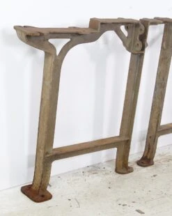 Pair Of Embossed Cast Iron Industrial Machine Legs 11 Pair Of Embossed Cast Iron Industrial Machine Legs -OGT Sale Store industrial machine legs for sale q277964