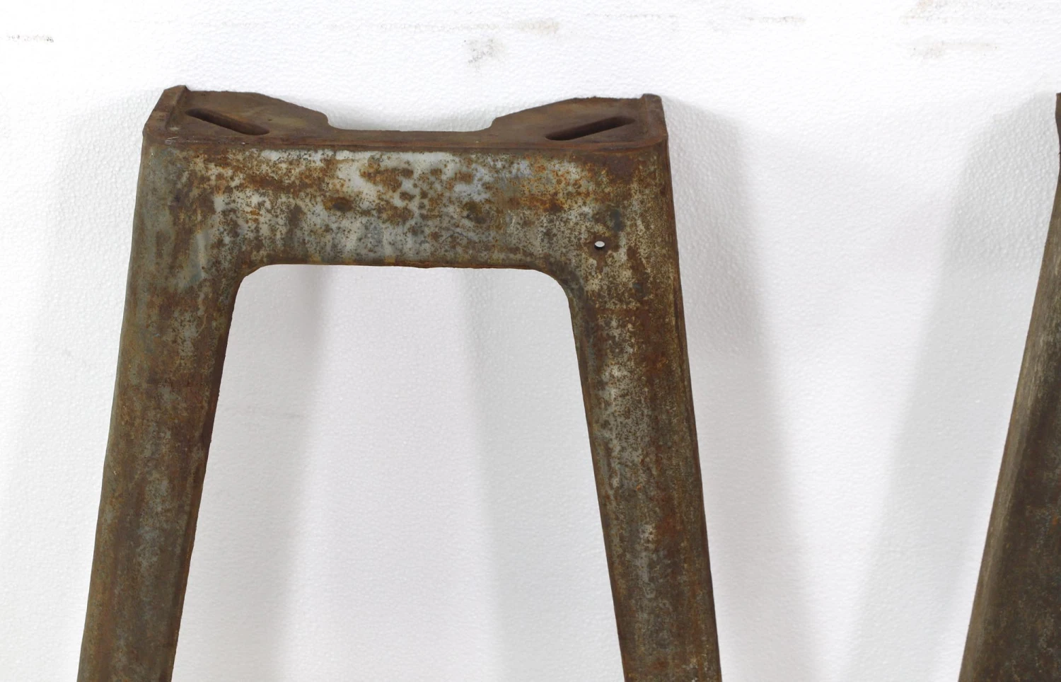 Pair Of Cast Iron Industrial Antique Table Legs 5 Pair Of Cast Iron Industrial Antique Table Legs - Image 3