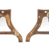 Pair Of 21.5 In. Rusted Machine Base Cast Iron Legs 2 Pair Of 21.5 In. Rusted Machine Base Cast Iron Legs -OGT Sale Store industrial machine legs pair of 215 in rusted machine base cast iron legs q276291
