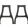 Pair Of Industrial Black Cast Iron Machine Table Legs 2 Pair Of Industrial Black Cast Iron Machine Table Legs -OGT Sale Store industrial machine legs pair of industrial black cast iron machine table legs q282981