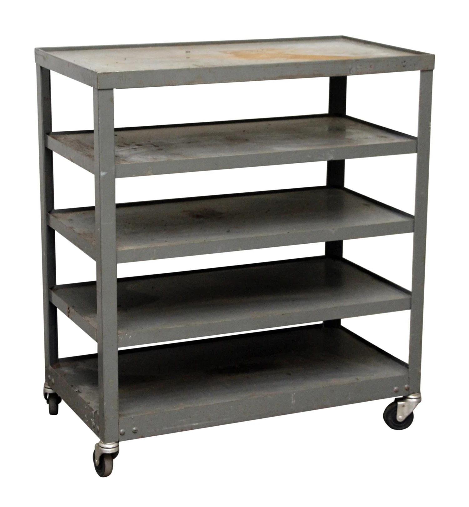 Five Tier Industrial Utility Cart 4 Five Tier Industrial Utility Cart - Image 2