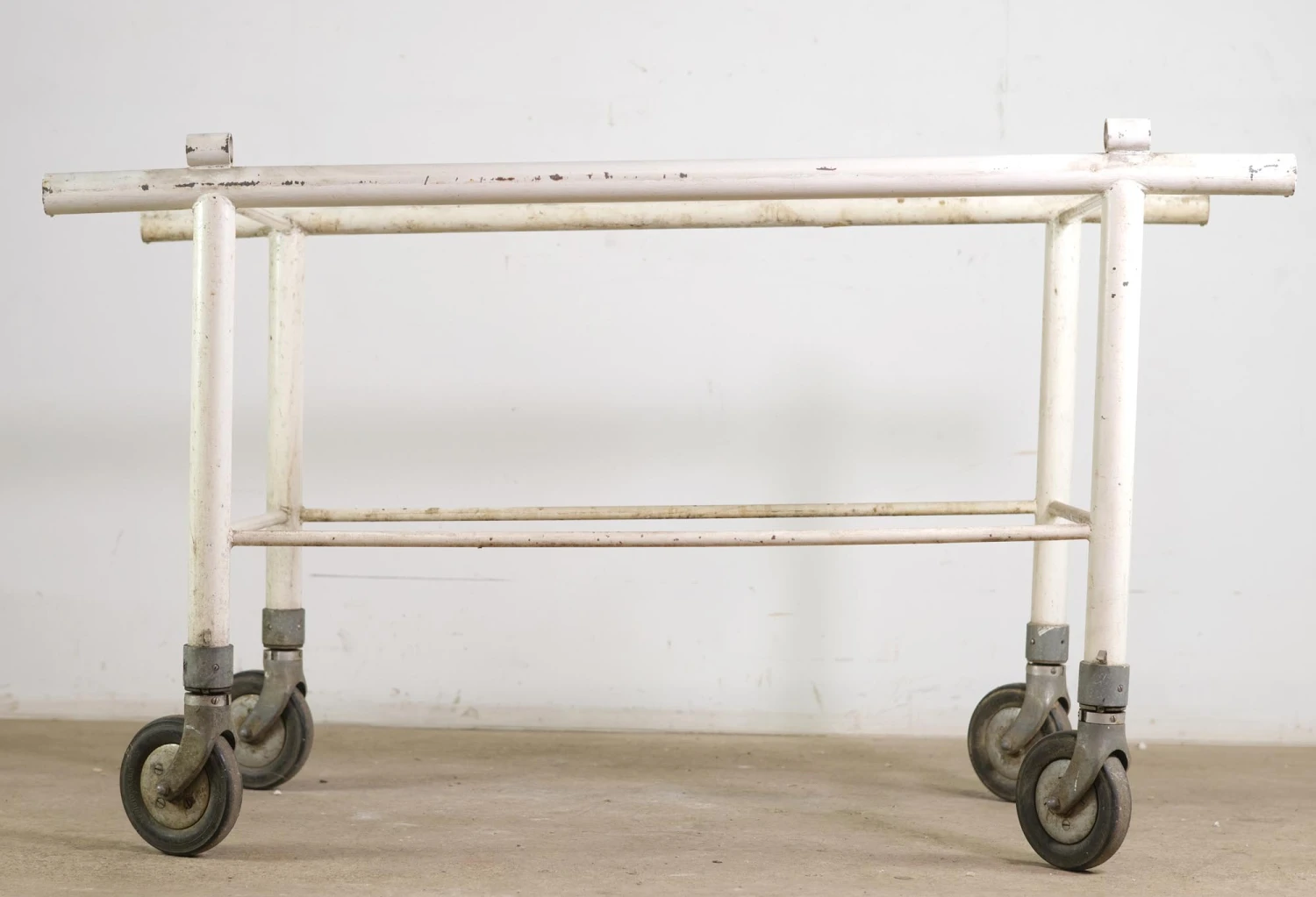 Reclaimed Slanted Top Industrial Steel Table Base 4 Reclaimed Slanted Top Industrial Steel Table Base - Image 2