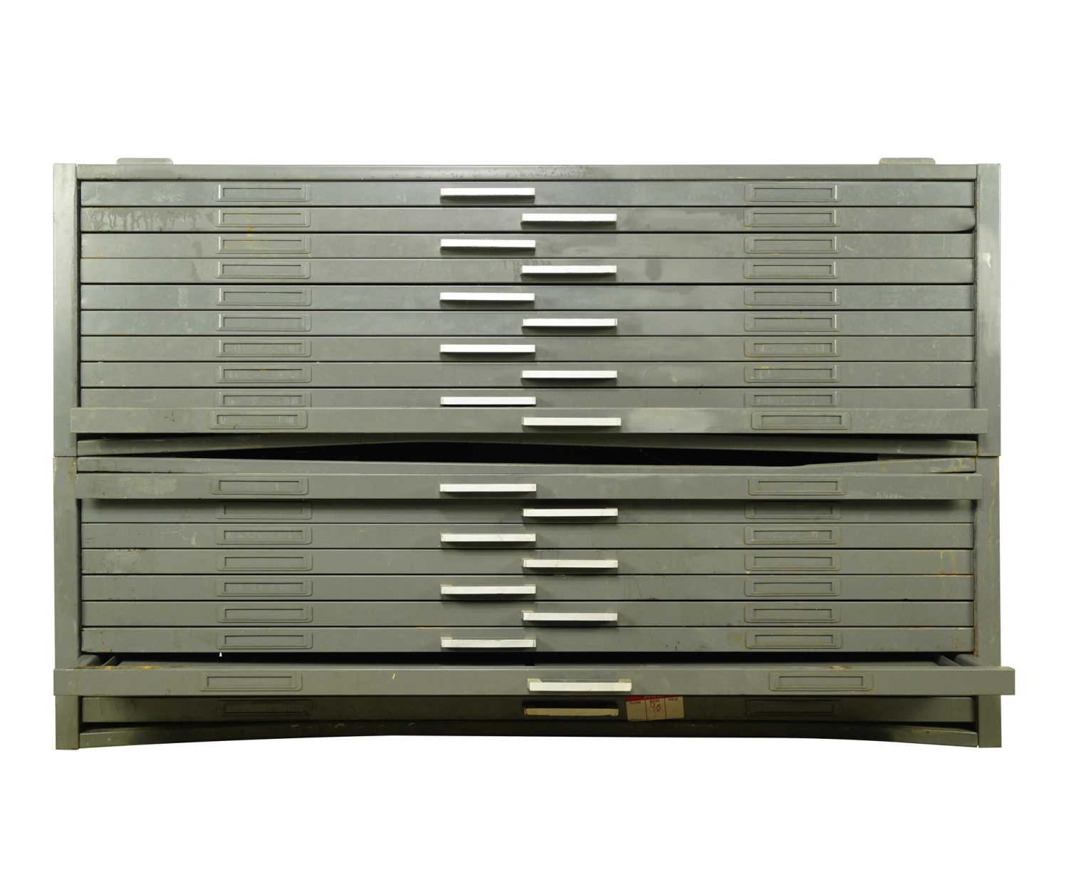 Reclaimed Steel Flat Filing Cabinet With Folding Shelves 3 Reclaimed Steel Flat Filing Cabinet With Folding Shelves