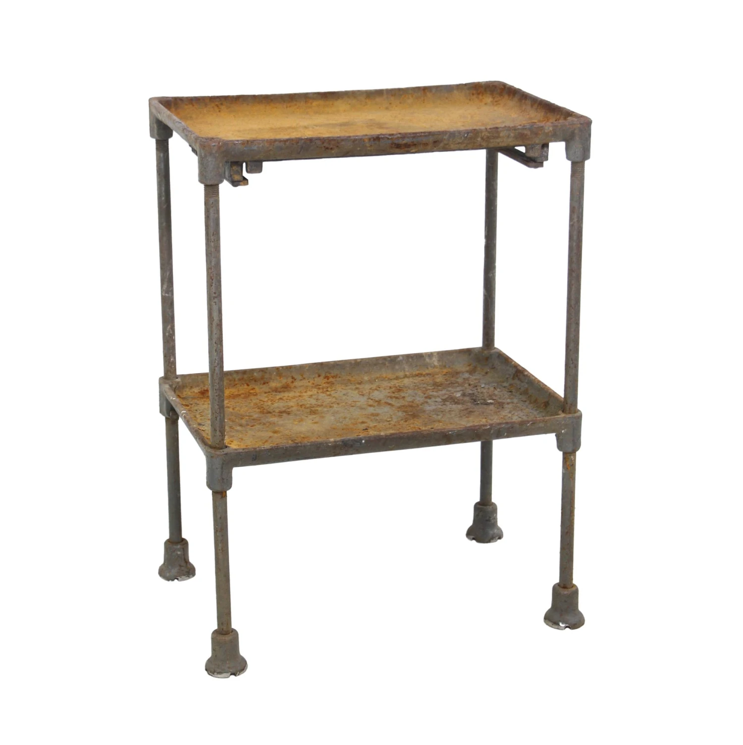 Two Tier Cast Iron Industrial Table 3 Two Tier Cast Iron Industrial Table