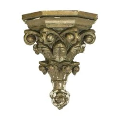 Antique Architectural Plaster Corbel Wall Accent Q279856