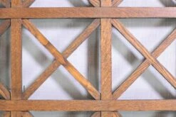 Pair Of Angled Corner Oak Dividers With Screen 13 Pair Of Angled Corner Oak Dividers With Screen -OGT Sale Store interior materials q278313