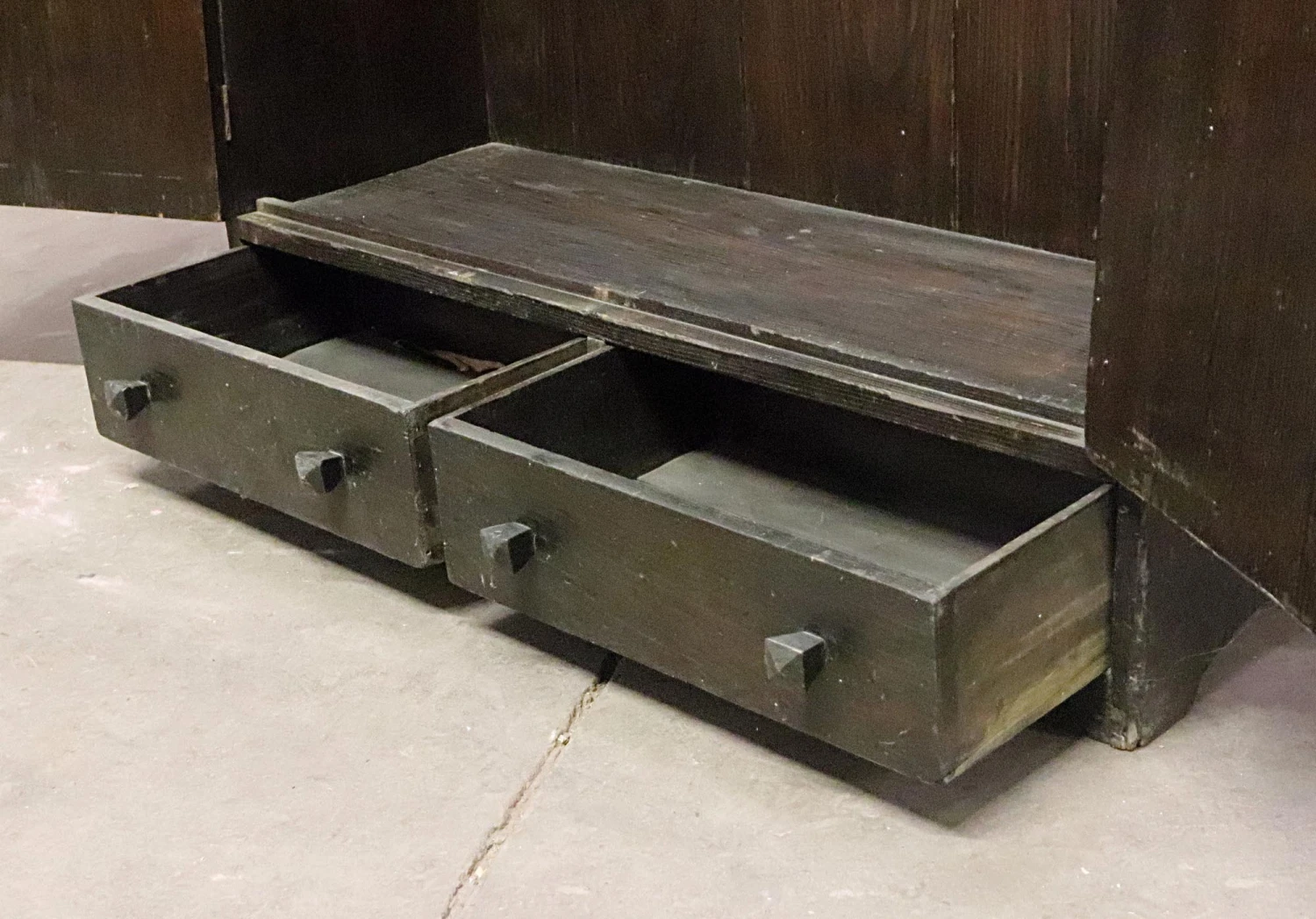 Early Arts & Crafts Oak Storage Cabinet 8 Early Arts & Crafts Oak Storage Cabinet - Image 6