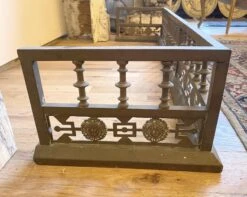 Antique 52 In. Bronze Figural Fireplace Fender 15 Antique 52 In. Bronze Figural Fireplace Fender -OGT Sale Store j154779 07