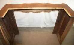 Antique Hand Carved Oak French Provincial Mantel 22 Antique Hand Carved Oak French Provincial Mantel -OGT Sale Store j180232 10