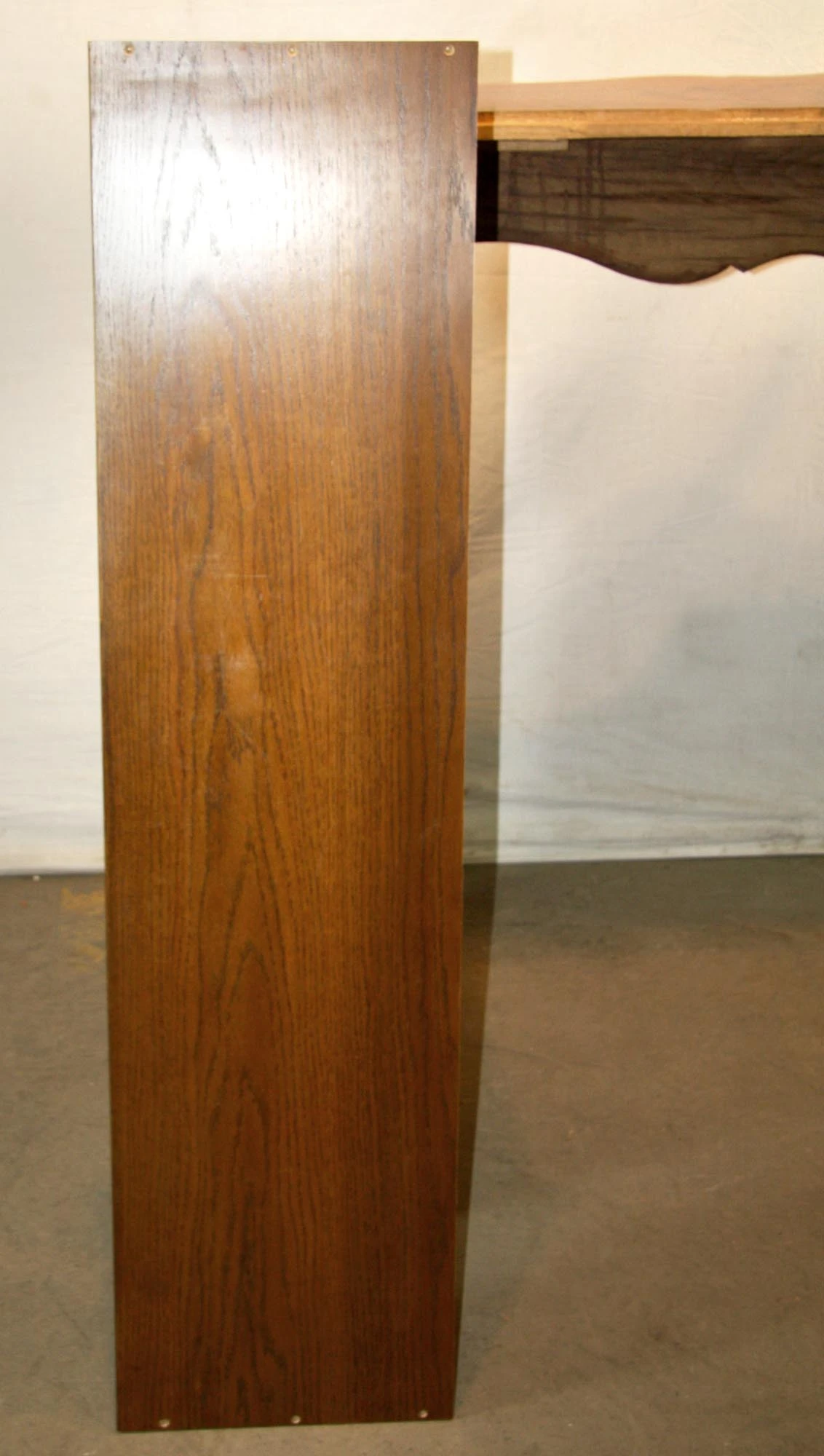 Antique Hand Carved Oak French Provincial Mantel 13 Antique Hand Carved Oak French Provincial Mantel - Image 11