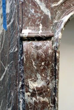 Rouge Royal French Louis XV Antique Marble Mantel 18 Rouge Royal French Louis XV Antique Marble Mantel -OGT Sale Store j180253 08