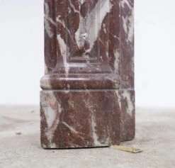 19th Century French Louis XV Rouge Royal Marble Mantel 19 19th Century French Louis XV Rouge Royal Marble Mantel -OGT Sale Store j180291 06