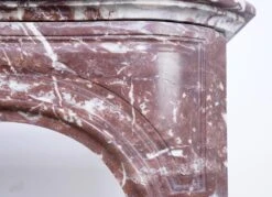 19th Century French Louis XV Rouge Royal Marble Mantel 21 19th Century French Louis XV Rouge Royal Marble Mantel -OGT Sale Store j180291 08
