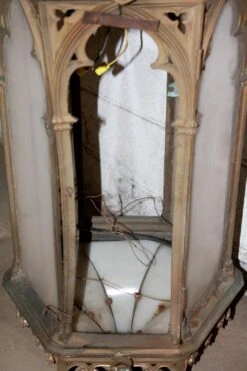 Reclaimed 4 Foot Cast Bronze Gothic Exterior Sconce -OGT Sale Store j187255 05