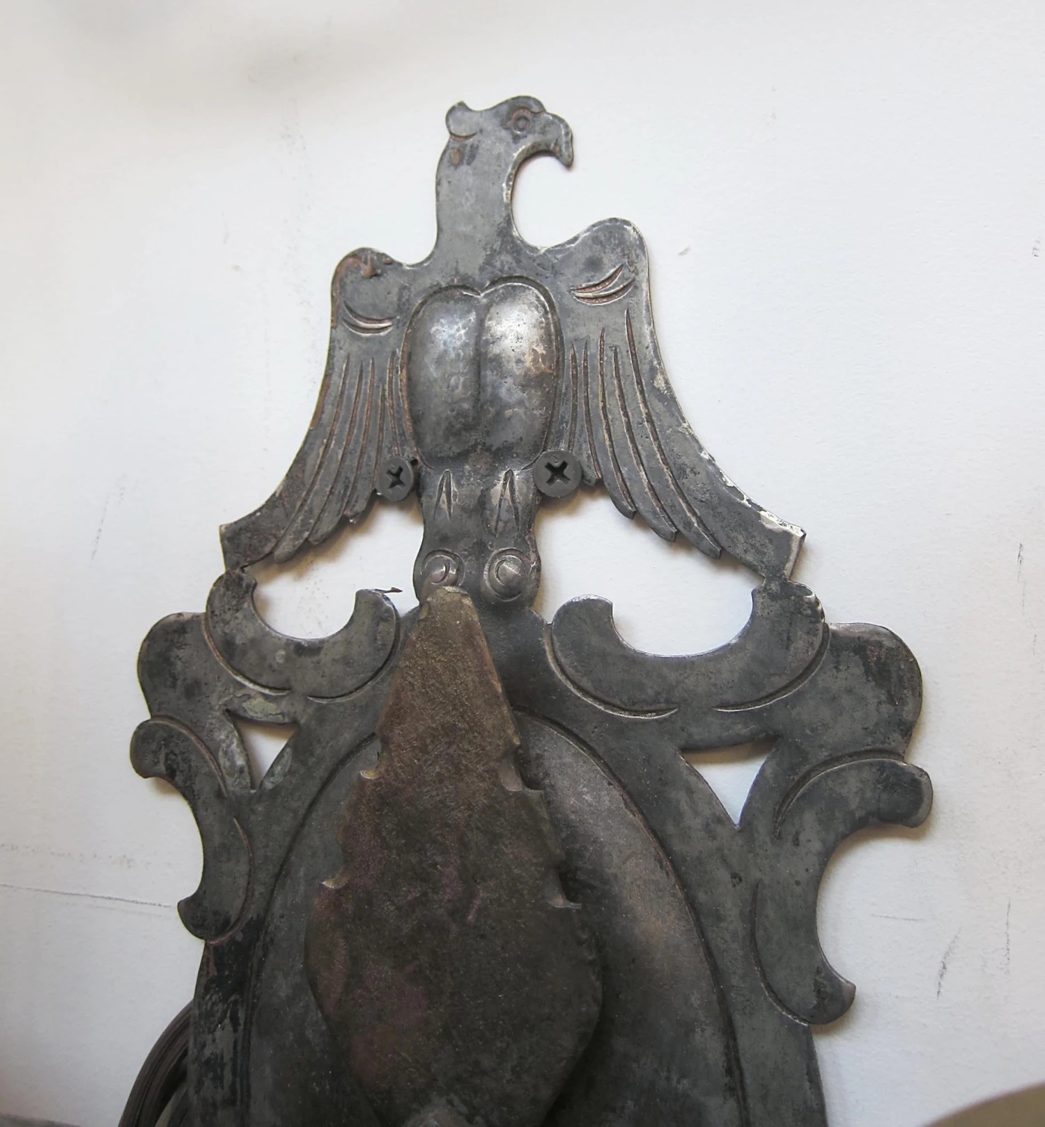 Pair Of Brass Three Arm Eagle Wall Sconces 10 Pair Of Brass Three Arm Eagle Wall Sconces - Image 8