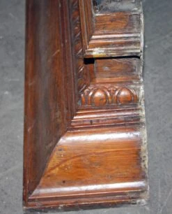 Simple Tiger Oak Pediment Shelf Or Over Mantel 11 Simple Tiger Oak Pediment Shelf Or Over Mantel -OGT Sale Store k188825 05