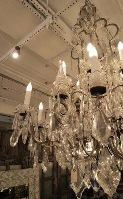 Restored Grand 16 Arm Plaza Hotel Crystal Chandelier 24 Restored Grand 16 Arm Plaza Hotel Crystal Chandelier -OGT Sale Store k190275 08