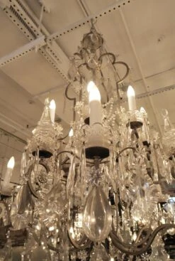 Restored Grand 16 Arm Plaza Hotel Crystal Chandelier 25 Restored Grand 16 Arm Plaza Hotel Crystal Chandelier -OGT Sale Store k190275 09