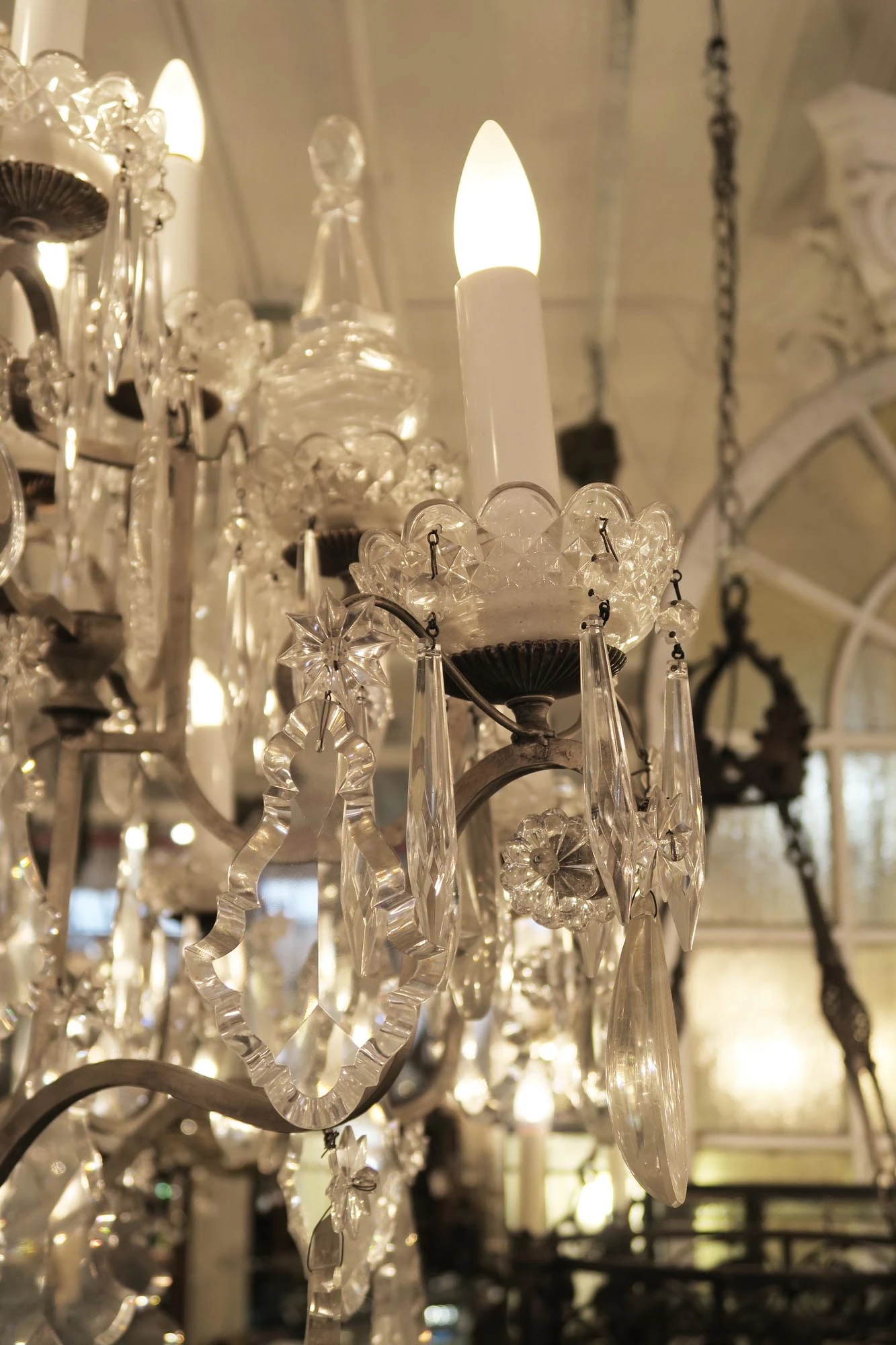 Restored Grand 16 Arm Plaza Hotel Crystal Chandelier 13 Restored Grand 16 Arm Plaza Hotel Crystal Chandelier - Image 11