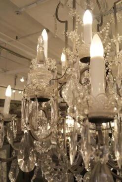 Restored Grand 16 Arm Plaza Hotel Crystal Chandelier 28 Restored Grand 16 Arm Plaza Hotel Crystal Chandelier -OGT Sale Store k190275 12