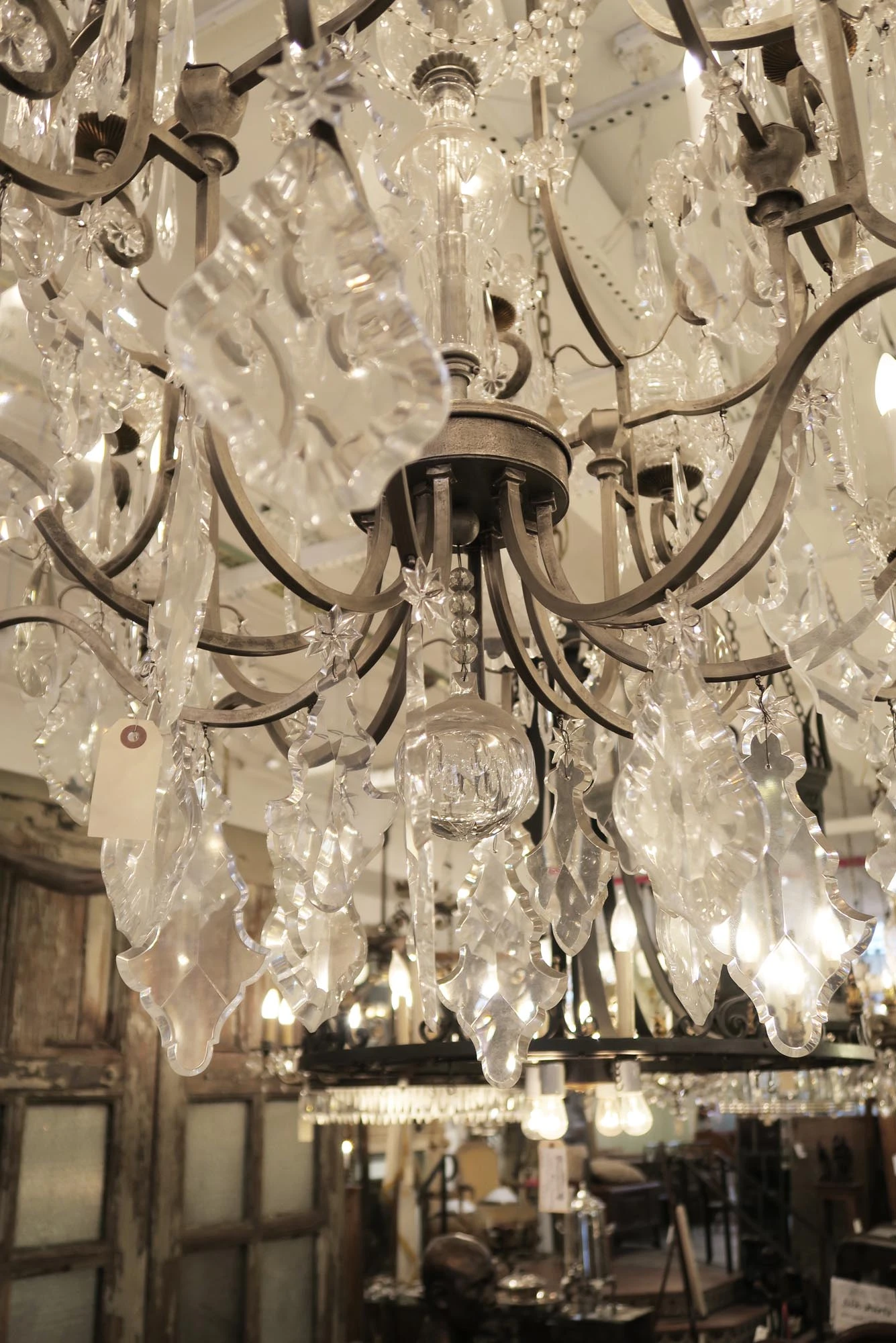 Restored Grand 16 Arm Plaza Hotel Crystal Chandelier 15 Restored Grand 16 Arm Plaza Hotel Crystal Chandelier - Image 13
