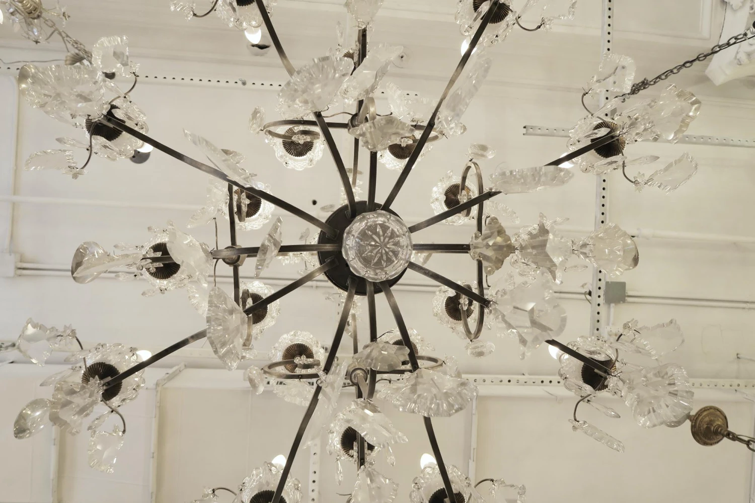 Restored Grand 16 Arm Plaza Hotel Crystal Chandelier 17 Restored Grand 16 Arm Plaza Hotel Crystal Chandelier - Image 15