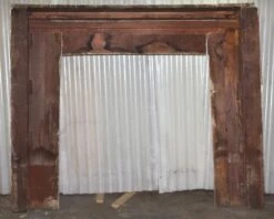 Reclaimed Simple 5 Ft. Wooden Mantel 13 Reclaimed Simple 5 Ft. Wooden Mantel -OGT Sale Store k191321 06