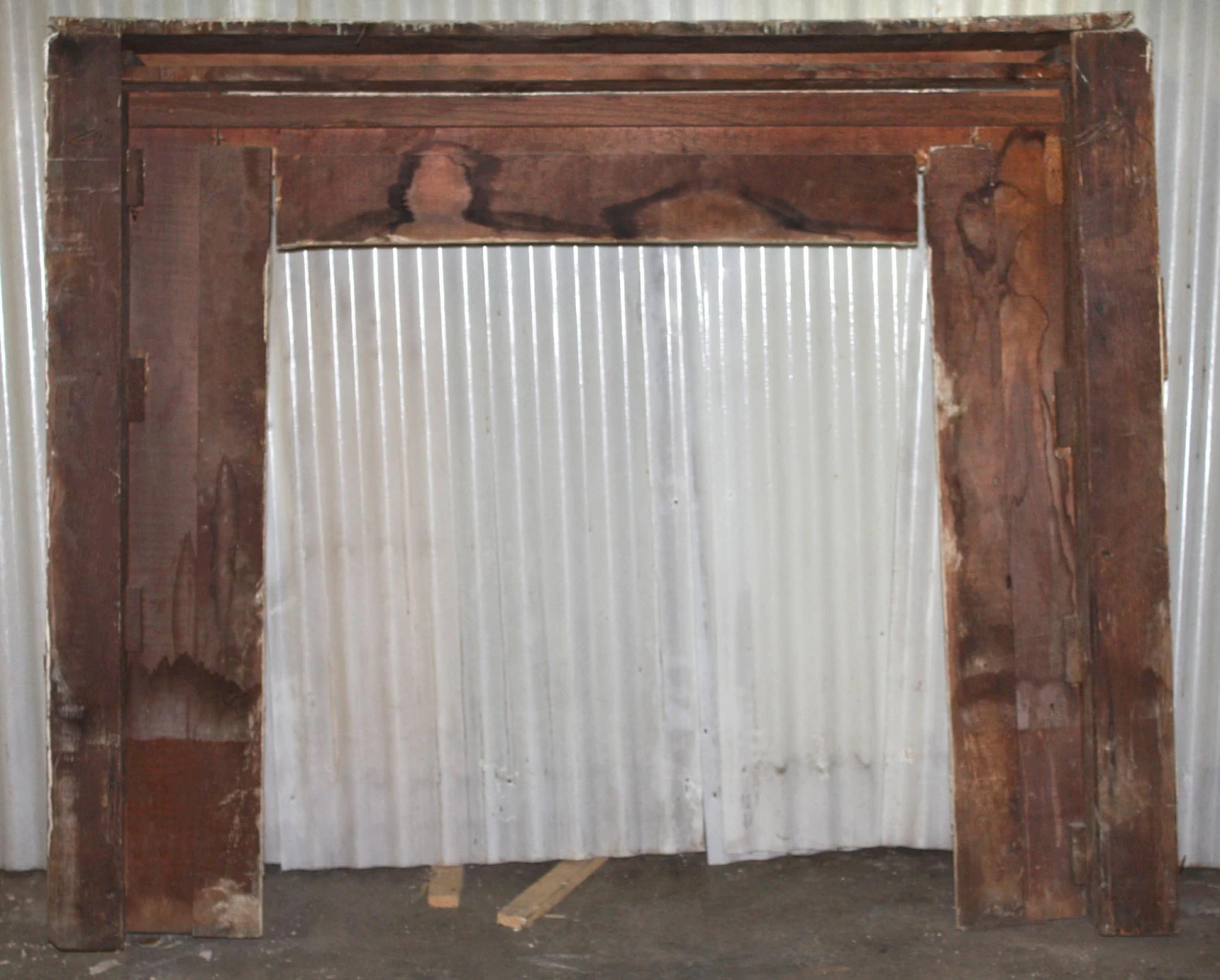 Reclaimed Simple 5 Ft. Wooden Mantel 8 Reclaimed Simple 5 Ft. Wooden Mantel - Image 6