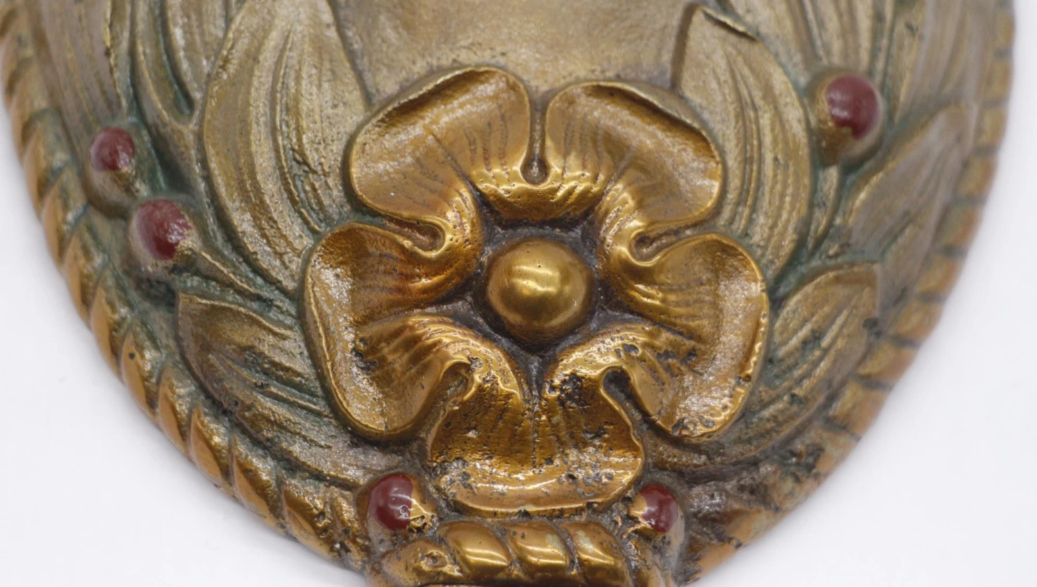 Antique French Floral Bronze Candle Sconce 6 Antique French Floral Bronze Candle Sconce - Image 4