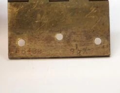 Set Of 4 Vintage 2.5 X 3 Corbin Brass Butt Cabinet Hinges 10 Set Of 4 Vintage 2.5 X 3 Corbin Brass Butt Cabinet Hinges -OGT Sale Store k191995 04