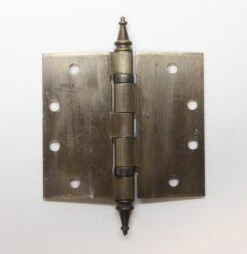 Vintage Stanley Steel Brass Plated Butt 4.5 X 5 Door Hinge 9 Vintage Stanley Steel Brass Plated Butt 4.5 X 5 Door Hinge -OGT Sale Store k192001 04