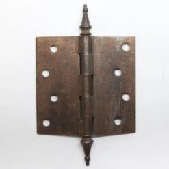 Antique Steel Steeple Tipped Butt 4.5 X 4.375 Door Hinge -OGT Sale Store k192002 04