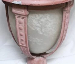 Reclaimed Traditional Red Exterior Lamp Post Light -OGT Sale Store k192085 04