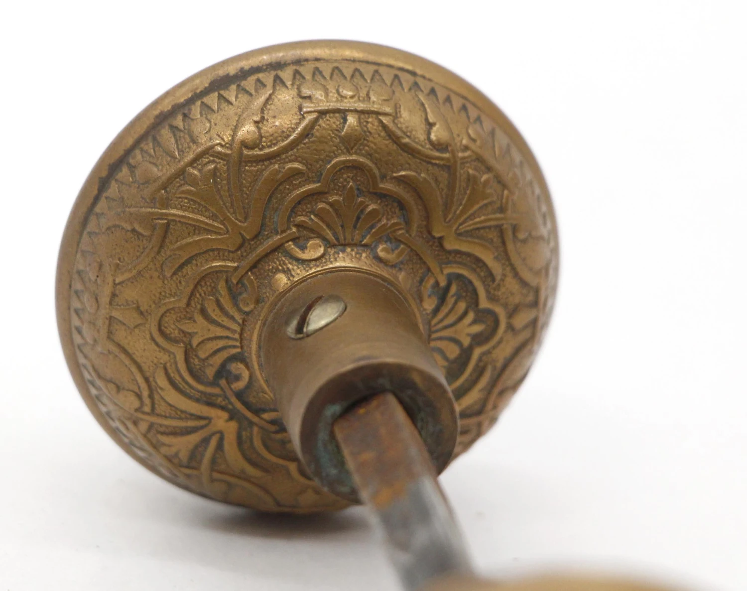 Antique 1880s Mallory Wheeler Classic Bronze Door Knobs 8 Antique 1880s Mallory Wheeler Classic Bronze Door Knobs - Image 6