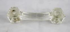 Vintage 4.125 In. Fluted Bridge Clear Glass Drawer Pull 11 Vintage 4.125 In. Fluted Bridge Clear Glass Drawer Pull -OGT Sale Store k193004 05