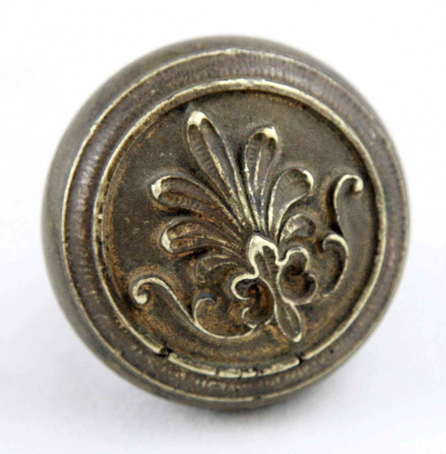 Antique Greek Corbin Sparta Brass Door Knob Set 8 Antique Greek Corbin Sparta Brass Door Knob Set - Image 6