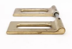 Pair Of Vintage Italian Modern Brass Rectangle Door Handles -OGT Sale Store k193103a 06