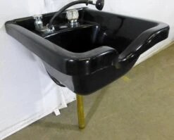 Vintage Black Wall Mount Beauty Salon Sink -OGT Sale Store k193615 04