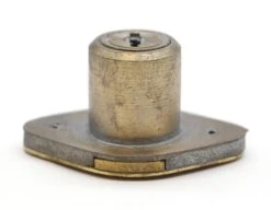 Spartan Nickel Plated Brass & Steel Furniture Lock With Keys 16 Spartan Nickel Plated Brass & Steel Furniture Lock With Keys -OGT Sale Store k195291 04