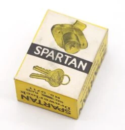 Spartan Nickel Plated Brass & Steel Furniture Lock With Keys 22 Spartan Nickel Plated Brass & Steel Furniture Lock With Keys -OGT Sale Store k195291 10