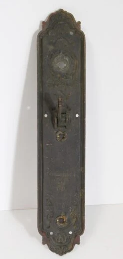 Antique 14 In. Victorian Sargent Brass Entry Door Pull 12 Antique 14 In. Victorian Sargent Brass Entry Door Pull -OGT Sale Store k195402 05