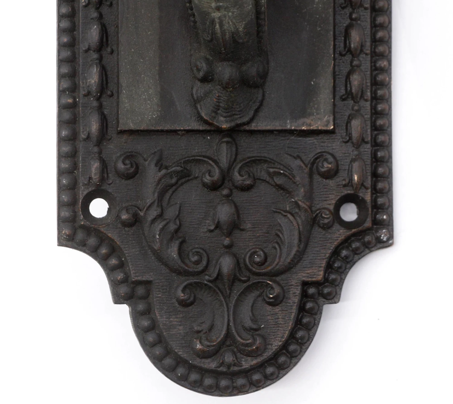 Antique Neoclassical 16 In. Bronze Chicago Entry Door Pull 7 Antique Neoclassical 16 In. Bronze Chicago Entry Door Pull - Image 5