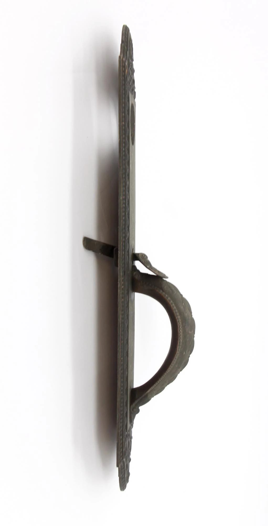 Antique Neoclassical 16 In. Bronze Chicago Entry Door Pull 8 Antique Neoclassical 16 In. Bronze Chicago Entry Door Pull - Image 6