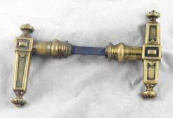Antique Brass Lever With Matching Back Plate 15 Antique Brass Lever With Matching Back Plate -OGT Sale Store k195475 07
