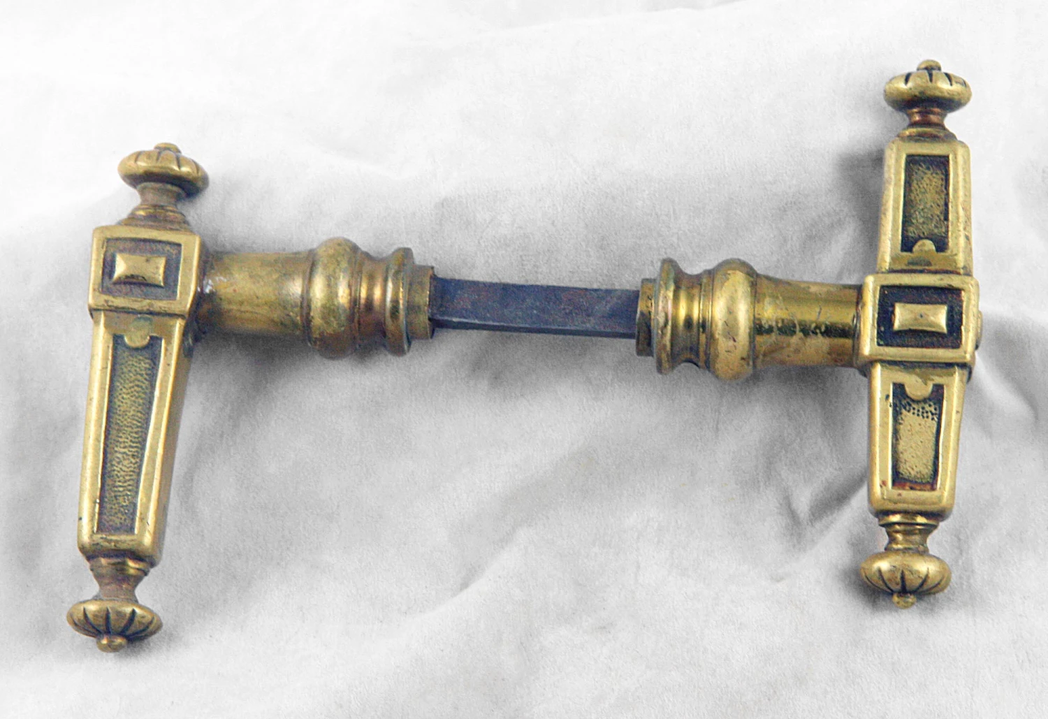 Antique Brass Lever With Matching Back Plate 9 Antique Brass Lever With Matching Back Plate - Image 7