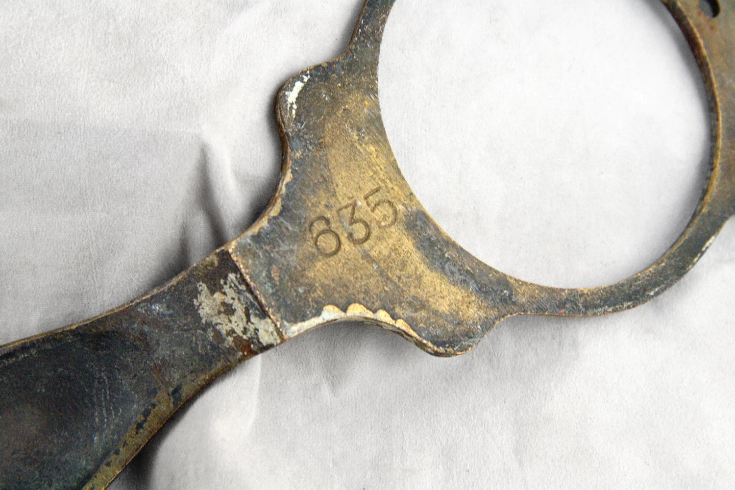 Arts & Crafts Bronze Entry Door Pull With Lock Insert 6 Arts & Crafts Bronze Entry Door Pull With Lock Insert - Image 4