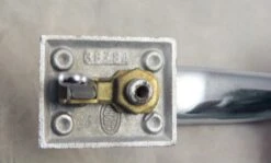 Modern Chrome Plated 8.375 In. Thumb Latch Door Pull Handle -OGT Sale Store k195599 05