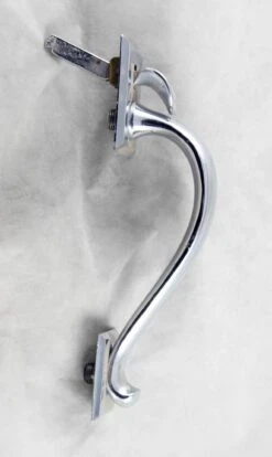 Modern Chrome Plated 8.375 In. Thumb Latch Door Pull Handle -OGT Sale Store k195599 06